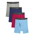 thumbnail image 1 of Fruit Of The Loom Mens Coolzone Boxer Brief 4 Pack, 2XL, Assorted, 1 of 1
