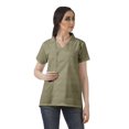 thumbnail image 1 of Moomaya Chemise Tunique Style Enveloppant pour Femmes en Coton Décontracté Col Classique Boutonné, 1 of 6