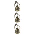 thumbnail image 2 of VONKY Dragon Fengshui Bell Good Luck Bless Home Decor Desk for dragon 7x7x12cm 3Set, 2 of 6