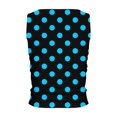 thumbnail image 3 of Plebaso Débardeurs d'Été pour Femmes Slim Imprimé Sans Manches Col Rond Tee-Shirts Froncés Blouses Décontractées pour Femmes, 3 of 4