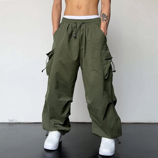 Men's Cargo Pants for Men Outdoor Work Utility Trousers with and Multiple Pockets for Everyday Wear
