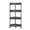 Black, variant on Bathroom corner storage shelf organizer, detachable 4 tiers rolling wheels, drainage holes, stainless steel, for home, multi-purpose storage, rolling shelving unit