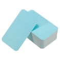 thumbnail image 1 of Unique Bargains 3.5' x 2' Blank Paper Business Cards Small Index Flash Cards Message Note Card, Blue 300 Pack, 1 of 5