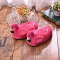 thumbnail image 3 of Women's Flamingo Slippers Slippers Plush Animal Slippers(Pink), 3 of 5