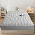 thumbnail image 5 of 150x200cm Waterproof Mattress Protector Soft Washed Cotton Bed Cover Breathable Mattress Pad Cover 59x78 Inches, 5 of 5