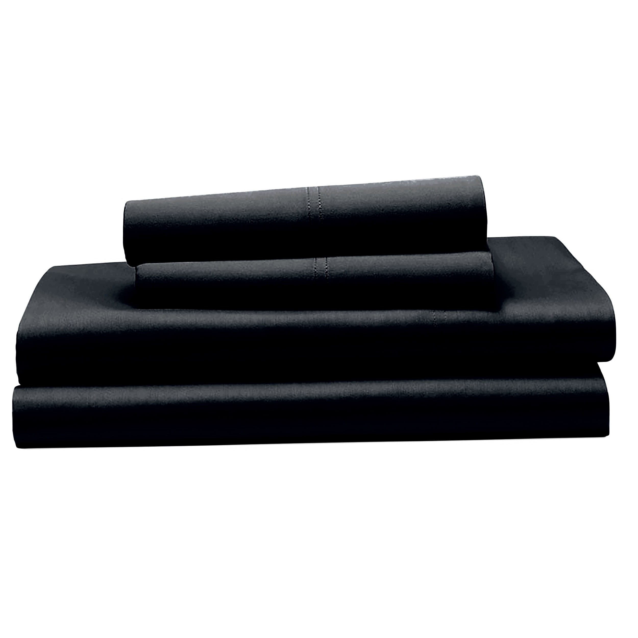 Drap plat en percale brossée 300 fils de Hometrends