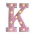 thumbnail image 3 of JilgTeok 1 Packs Colorful Light Up Letters LED Letter Lights for Proposal Statement Birthday Party Wedding Home Bar Decoration Scene Decorative Light Clearance, 3 of 3