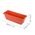 thumbnail image 3 of LSLJS Plastic Vegetable Flower Planters Boxes Vegetable Planting Pots Flower Pots Balcony Vegetable Planting Trough for Indoor Outdoor Garden, Patio, Home Decor, 3 of 3
