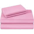 thumbnail image 1 of 900 Thread Count 100% Egyptian Cotton 4-Piece Bed Sheet Set (1 Flat, 1 Fitted Sheet, 2 Pillow Covers) 21 Inches Deep Pocket Solid Pattern, 1 of 4