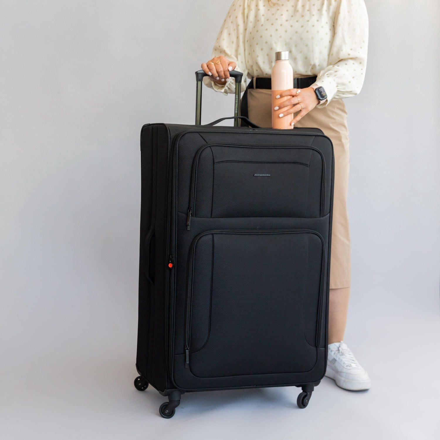 Jetstream Valise Cabine Souple, Valise de Voyage Légère à Roulettes avec Roues Pivotantes