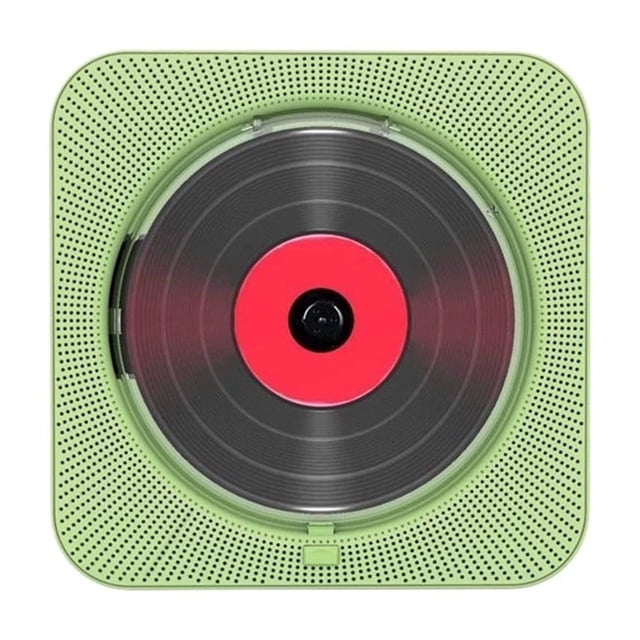 Lecteur CD Portable Rétro Lecteur d'Album et de Disque Cadeau Parfait pour les Amateurs de Musique et les Fans