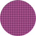 thumbnail image 1 of Ahgly Tapis Rond Lavable en Machine Intérieur Transitionnel Moyen Violet Rouge Rose, 8 Pieds Rond, 1 of 7