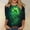 07-Green st patricks day shirts womens, variant on Mceream St Patty's Day Shirt Women 2026 Casual Plus Size Crew Neck 3/4 Sleeve Irish Clover Tees Funny Saint Patrick's Tunic Tops Graphic Summer Shirts Green L
