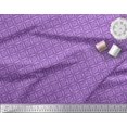 thumbnail image 2 of Soimoi Purple Cotton Duck Fabric Triangle Geometric Print Fabric by Yard 56 Inch Wide, 2 of 3