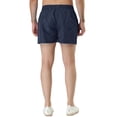 thumbnail image 3 of INSPIRE CHIC Men's Quick Dry Swim Trunks Lightweight Polyester Board Shorts with Mesh Lining 32 Navy Blue, 3 of 7