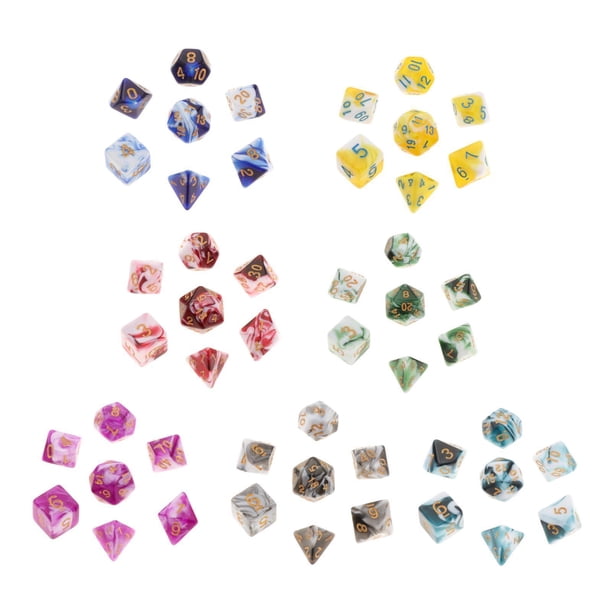 Set Dés Polyédriques D12 Multicolore Sac 43 Dés Polyédriques Neikafan Set Dés Polyédriques D12 Multicolore Sac 43 Dés Polyédriques Neikafan