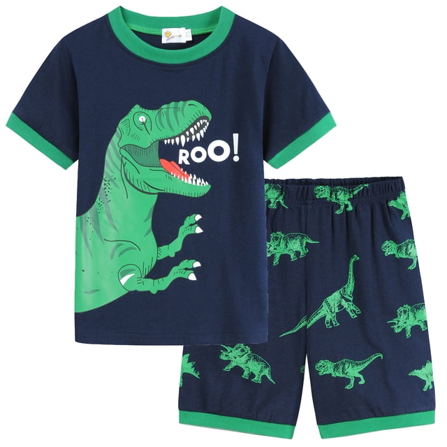 Little Hand Pyjama Garçon Dinosaure Été Manches Courtes Taille 7T