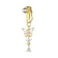 thumbnail image 1 of Piercing-free Butterfly Belly Button Nail Fake Belly Button Ring No Piercing Sexy Belly Button, 1 of 8