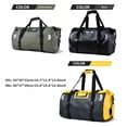 thumbnail image 2 of Graflsoa 66L PVC Waterproof Motorcycle Tail Bag with Quick-Release Straps, Black (60x37x39cm), 2 of 6