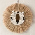 thumbnail image 3 of GROWTH TANK 2 Pieces Nordic Straw Wall Hanging Decor Tapestry Animal W/ Rope Handwoven 40cm C, 3 of 9