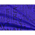 thumbnail image 5 of oneOone Rayon Lime Green Fabric Writing Font Craft Projects Decor Fabric Printed By The Yard 56 Inch Wide, 5 of 5