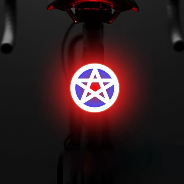 SharkTRUE Feu Arrière de Bicyclette à Haute Brillance, à Modes Multiples avec Chargement USB et Conception Étanche