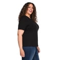 thumbnail image 4 of Lane Bryant Women's Plus Crew-Neck T-Shirt, 4 of 6