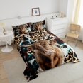 thumbnail image 3 of Erosebridal Highland Bull Bedding Twin Comforter Set, Cheetah Print Down Comforter, Rustic Farmhouse Decor, Breathable, 3 of 8