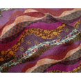 thumbnail image 5 of oneOone Tissu Tabby en Soie Prune Matériel de Robe Florale Tissu Imprimé Tissu au Mètre 42 Pouces de Large, 5 of 5