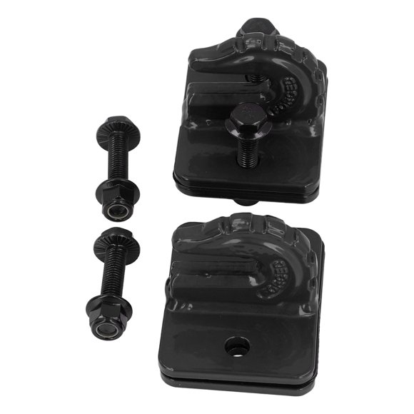 Ensemble de Crochets pour Godets de Tracteur Robustes, Lot de 2 en Acier Allié Grade 70 pour Remorquage de VR UTV 15000 Lb, Placage de Zinc et Revêtement en Poudre pour la Durabilité