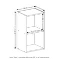 thumbnail image 4 of Furinno Luder Bookcase / Book / Storage, 2-Tier Cube, Light Blue/White, 4 of 15