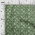 thumbnail image 2 of oneOone Georgette Viscose Green Fabric Asian Dabu Print Sewing Craft Projects Fabric Prints By Yard 42 Inch Wide, 2 of 4
