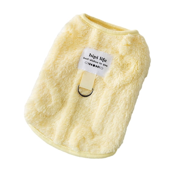 Dog Sweater Pet Clothes Warm Winter Pet Vest Soft Fabric Dog Clothing Comfortable Plush Cat Pullover Pet Supplies