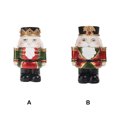 thumbnail image 3 of pitrice Décorations de Noël Nutcracker Intéressantes et Exquises, Figurines d'Ornement de Table, Décorations de Festival, Ornements pour la Maison, Rouge, 3 of 7
