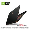 thumbnail image 4 of MSI GS75 Stealth Gaming Laptop: 17.3" 240Hz Display, Intel Core i7-10875H, NVIDIA GeForce RTX 2060, 16GB RAM, 512GB NVMe SSD, Win10 Pro, Black (10SE-620), 4 of 6