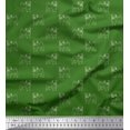 thumbnail image 1 of Soimoi Polyester Crepe Fabric Pug Dog Print Sewing Fabric Yard 52 Inch Wide, 1 of 3