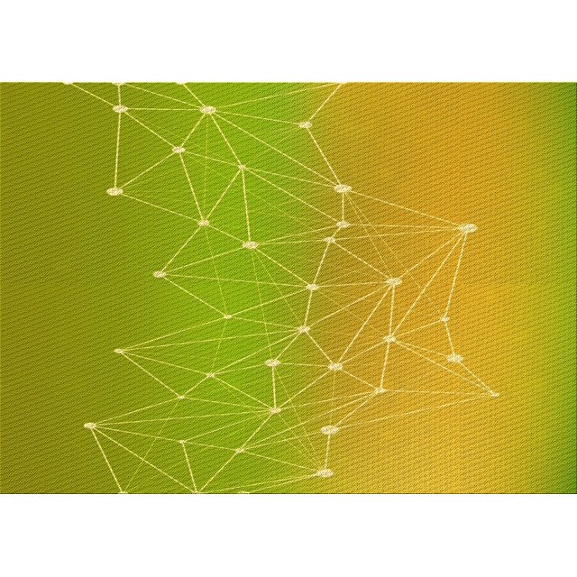 Ahgly Company Machine Washable Indoor Rectangle Transitional Green Area Rugs, 5' x 8'