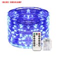thumbnail image 1 of Guirlande Lumineuse LED USB Maison Bureau Jardin Étanche Télécommande Minuterie Lampe Guirlande 5m 50LEDs Bleu, 1 of 7