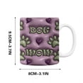 thumbnail image 2 of Dog Mom Dog Inflated Mug Personalized Ceramic Mug Pet Lovers, 2 of 4