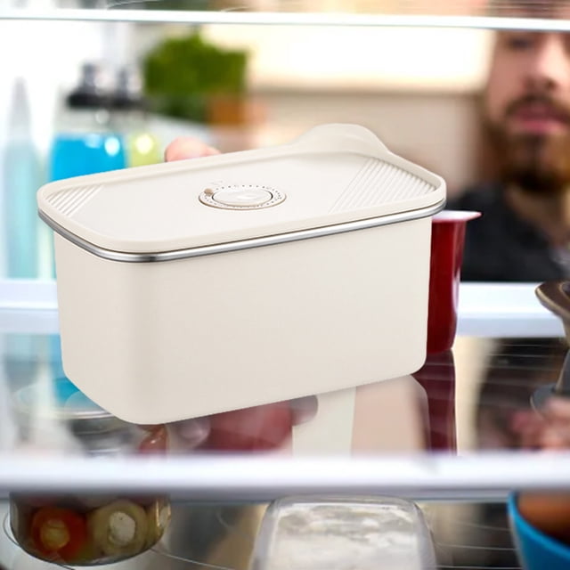 Chmadoxn Kitchen Storage & Organization, Closet Organizers and Storage, Organization and Storage, Storage Bins, Microwaveable Stainless Steel Airtight Storage Container Fresh storage casket
