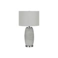 thumbnail image 4 of Monarch Specialties Lighting, 25"h, Table Lamp, Grey Ceramic, Grey Shade, Modern, 4 of 6