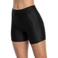 thumbnail image 4 of Charmo High Waist Side Pockets Swim Shorts Swimsuit Bottom, 4 of 7