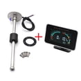thumbnail image 1 of 2 In 1 LCD Fuel Gauge Voltmeter With Fuel Float Sensor 0-190ohm For 12V Car Truck Motorcycle Oil Tank Level Sensor 100-600MM ,Easy Setup, 1 of 7