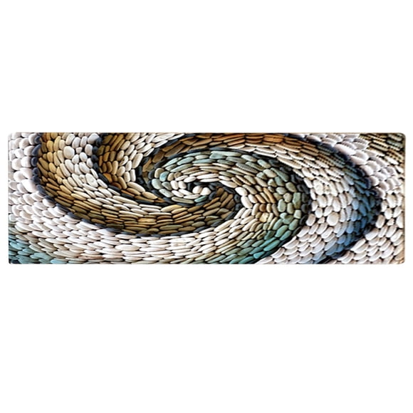 Leylor Tapis de Porte - Tapis de Sol Antidérapant Absorbant à Rotation, Tapis pavé Salon Chambre Décor