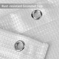 thumbnail image 3 of Extra Long Waffle Weave Shower Curtain – 72x96 Inch, Water-Resistant, Machine Washable Polyester, Hotel Quality, Includes Hooks – Elegant Bathroom Decor, Color: System default_33, 3 of 7