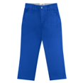 thumbnail image 1 of Buyless Fashion Pantalon Garçon devant Plat Coton Doux Décontracté Coupe Régulière Droit, 1 of 7