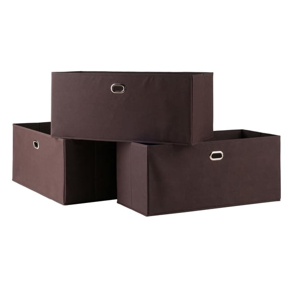 Ens. de 2 pièces paniers en tissu pliables Torino de Winsome