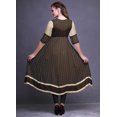 thumbnail image 4 of Bimba Print Long Party Wear Anarkali Kurta Flared A Line Kurtis For Women, 4 of 5
