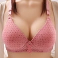 thumbnail image 1 of TIMIFIS Womens Plus Size Bra,Woman's Gathered Together Large Size Daily Bra Underwear No Rims Everyday Adjusting Bralette, 1 of 3