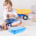 thumbnail image 4 of CHUANK Bac Sensoriel avec Couvercle Trousse d'Instruments Accessoires Buse Tout-Petit Enfant Bleu, 4 of 8